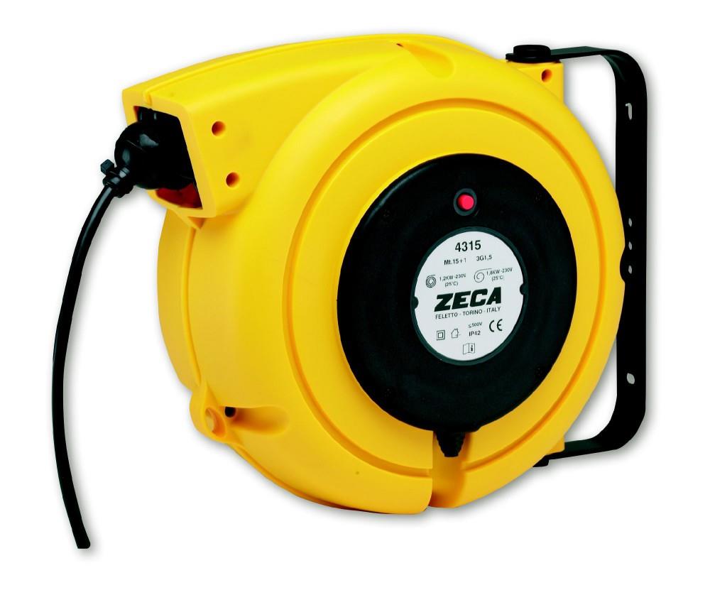 ZECA STROMKABELTROMME MOD. 4315 3×1,5 mm² 230 V AC (14+1 m)