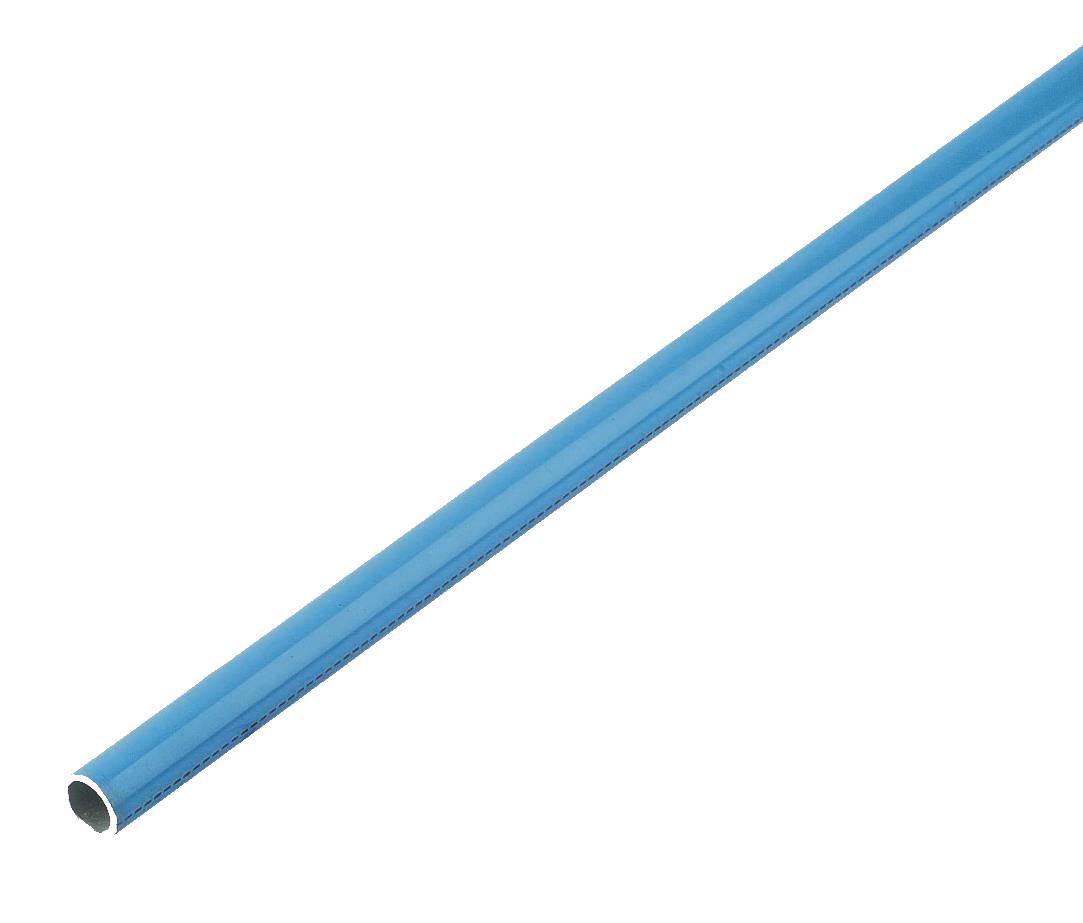 ALUMINIUMROHR, BLAU, 16,5 × 13, OHNE BOHRUNG, L = 3 Meter | 1003A17 04 00