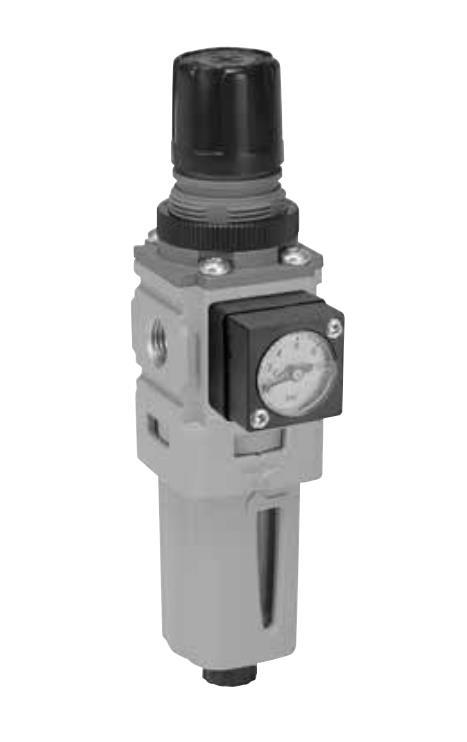 P31 Filter/Druckminderer G1/4 0–4 bar, manuelles Ablassventil, kein Manometer