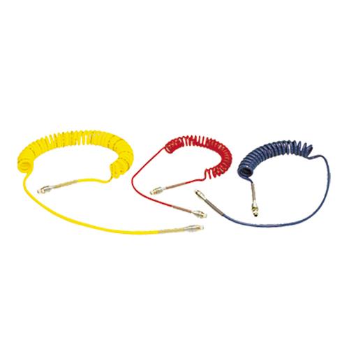 PU-Spiralschlauch, blau, 6 × 4, WL = 4 m, G1/4" | 1471U06 04 13