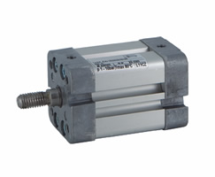 ISO-Kompaktzylinder, doppeltwirkend, 25 mm Durchmesser, 30 mm Hub
