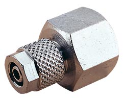Gerader Schraubanschluss. Ø 6-1/4".