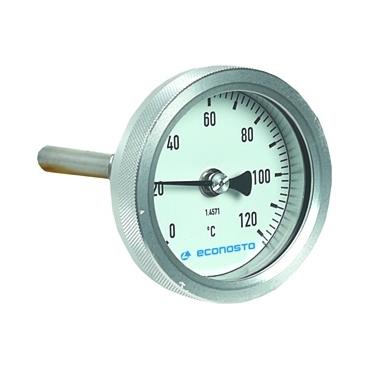 BIMET.THERMOM.+ROHR MIT TASCHE FIG. 693 Ø 63 -30/+50 °C L = 45