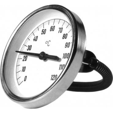 ROHRKLEMM-THERMOMETER 63 MM 0–120