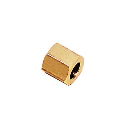 KLEMMMUTTER AUS MESSING, METRISCH – DURCHMESSER D: 4 MM – C: M8x1 | 0110 04 00