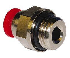 Gerader Anschlussstutzen, Ø 6-1/4" BSPP