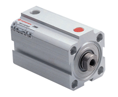 Kompakter einfachwirkender Zylinder, 63 mm Durchmesser, 25 mm Hub