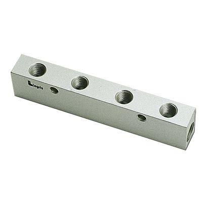 VERTEILERBLOCK ALUM   BSP INW  CIL /METR - C1: G1/8 - C2: M5x0,8 | 3311 19 10 07