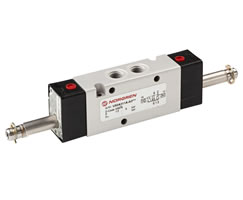 Doppelseitiges elektrisch/pneumatisches 5/2-Ventil G1/8