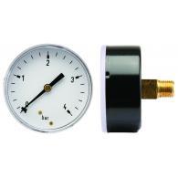 MANOMETER 106004 MESSING  63 MM  0–6 BAR A.A. G1/4 KLASSE 2,5