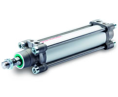 ISOLine Zugstangenzylinder, 100 mm Zylinderdurchmesser, 200 mm Hub, ISO 15552