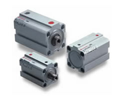 Kompakter einfachwirkender Zylinder, 20 mm Durchmesser, 15 mm Hub