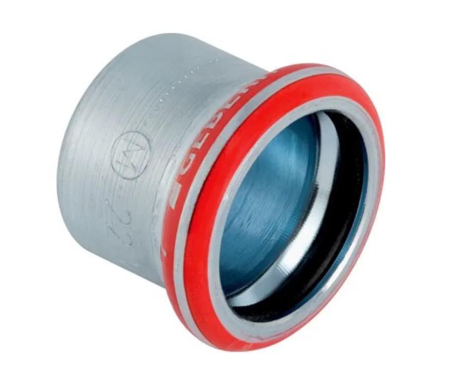 Mapress-Endkappe aus C-Stahl, 15 mm