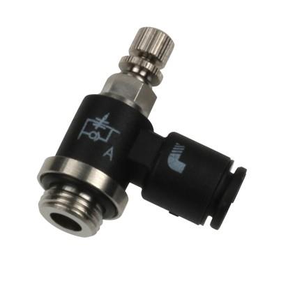 HIGH-SPEED-REGELVENTIL, MINIATUR-AUSLASS, CILMETR UND UNF – DURCHMESSER D: 8 MM – ANSCHLUSS G1/4 | 7660 08 13