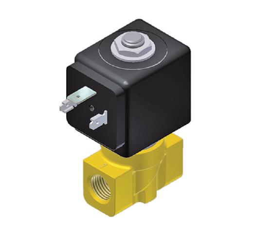 2/2 MAGNETVENTIL FÜR FLÜSSIGKEITEN UND LUFT | 1/4" BSP | NO