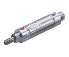 Roundline-Einfachwirkender Zylinder, 20 mm Durchmesser, 25 mm Hub