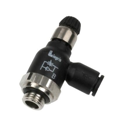 SCHNELLWIRKENDES REGELVENTIL, KOMPAKT, BSP, ZYLINDER, EINLASS – DURCHMESSER D: 6 MM – ANSCHLUSS: G1/8 | 7061 06 10